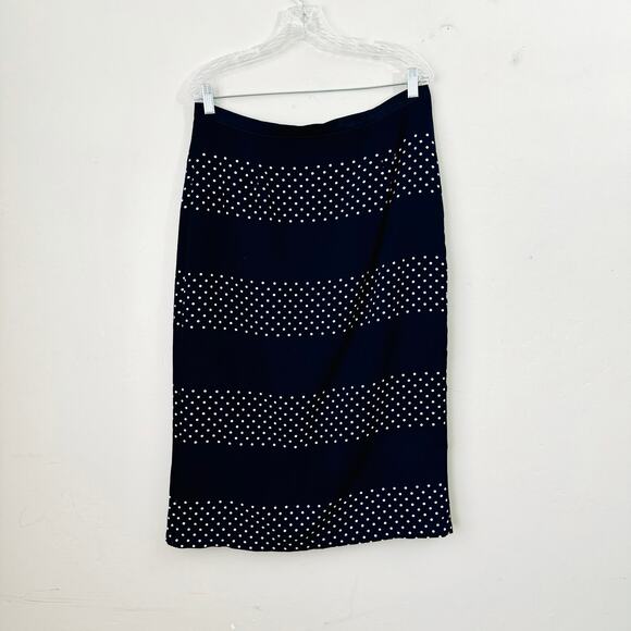 DE Collection Women's Midi Skirts Bundle of 2 Polka Dot & Floral Print L - Picture 6 of 14